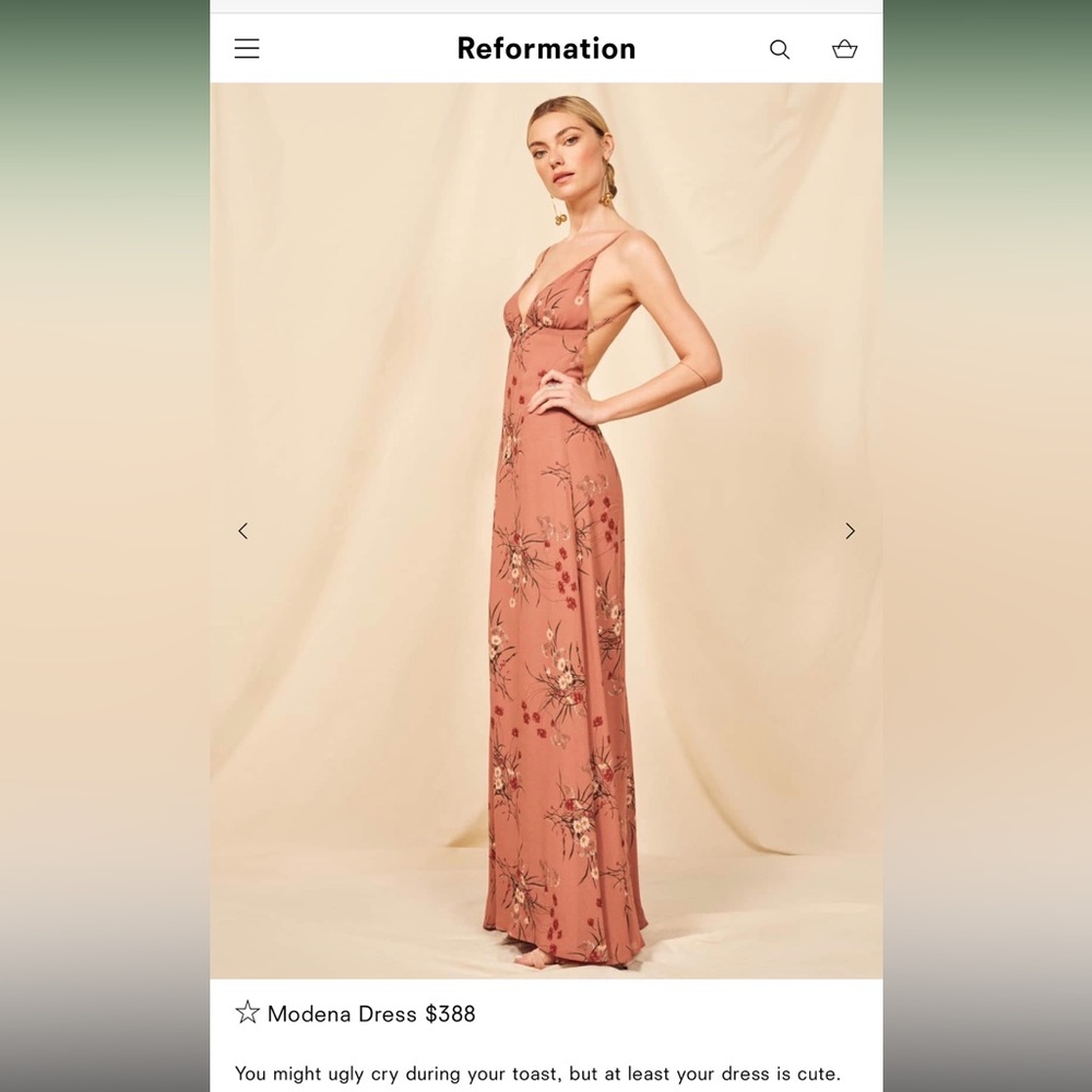 Reformation Modena dress